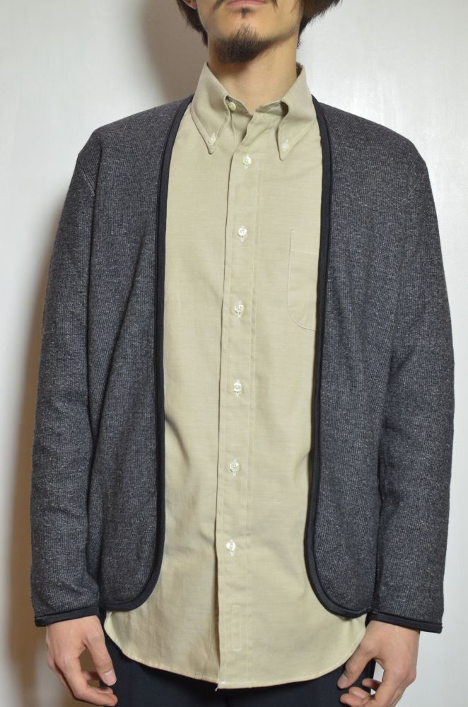 FLISTFIA (フリストフィア) Indigo Piping Cardigan [Black Indigo] が入荷しました