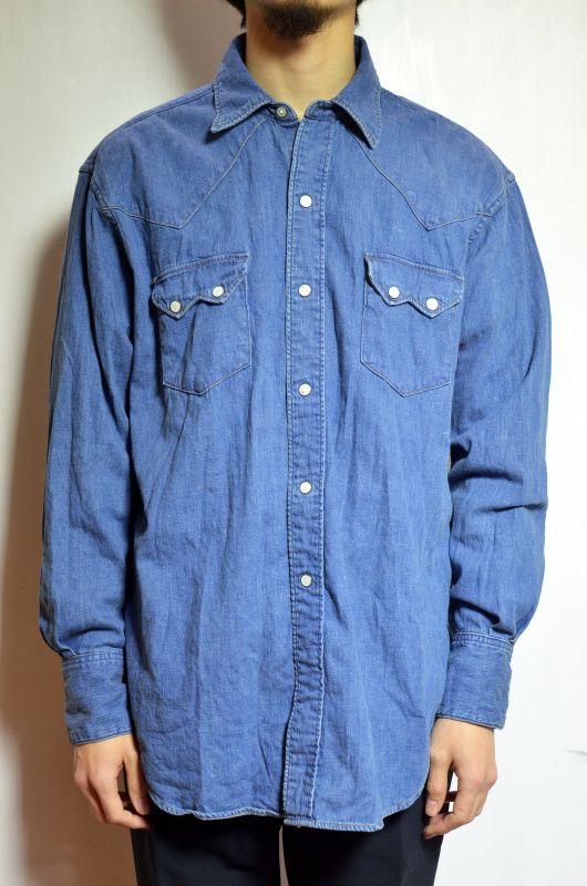 orslow (オアスロウ) VINTAGE FIT WESTERN SHIRT [DENIM USED] が入荷しました