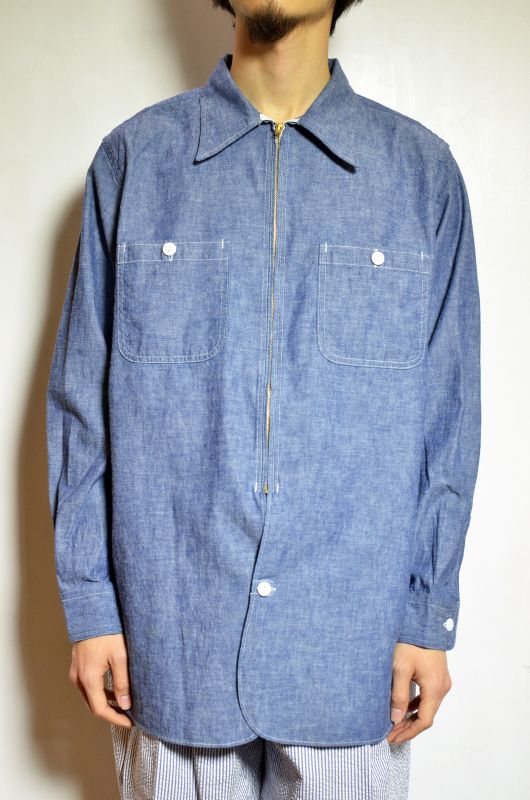 MOJITO (モヒート) SILVER CREEK SHAMBRAY SHIRT [BLUE] が入荷しました