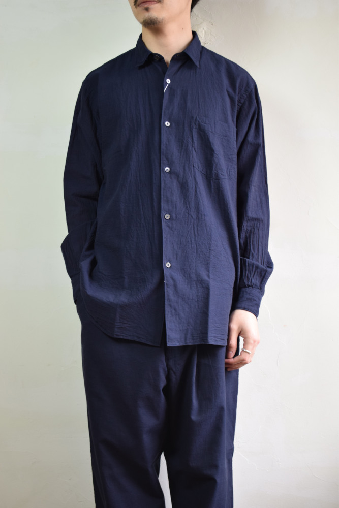 COMOLI (コモリ) ベタシャン コモリシャツ [NAVY] が入荷しました - MEETS