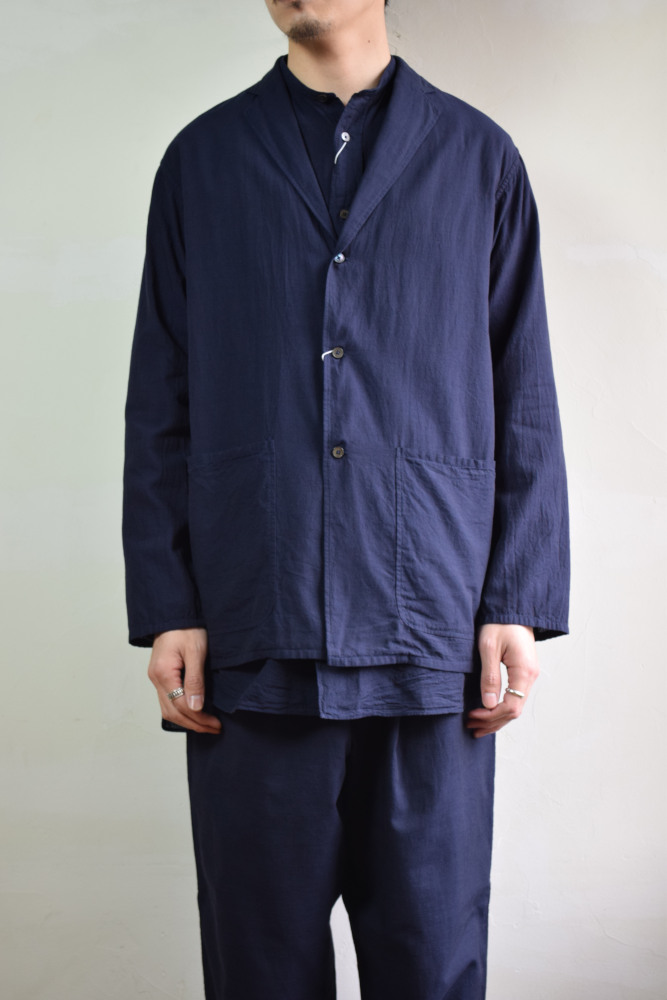 COMOLI (コモリ) ベタシャン シャツジャケット [NAVY] が入荷しました