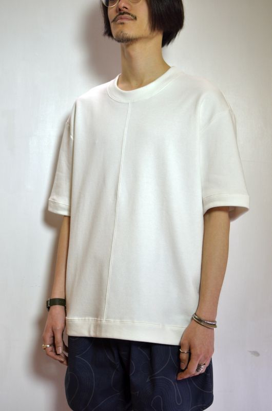GREI. (グレイ) S/S Center Seam Sweat Shirts [White] が入荷しました