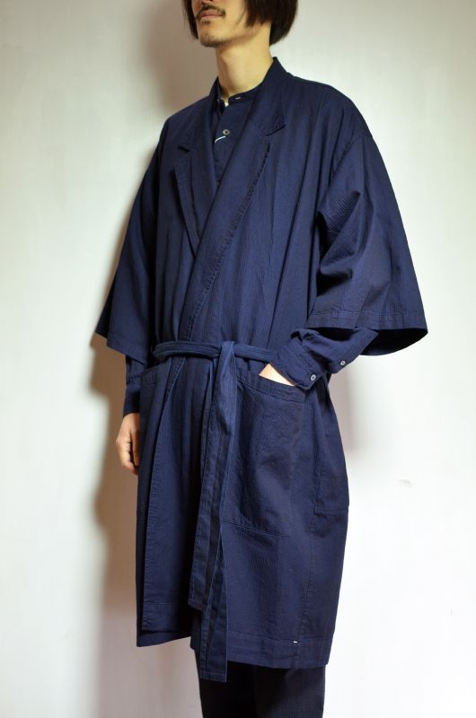 GREI. (グレイ) Beach Robe Novelty [Indigo Herringbone] が入荷しました