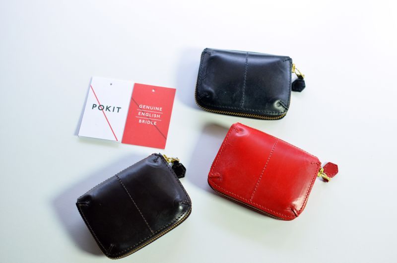 POKIT (ポキット) Bridle Leather Small Wallet [3-colors] が入荷しました
