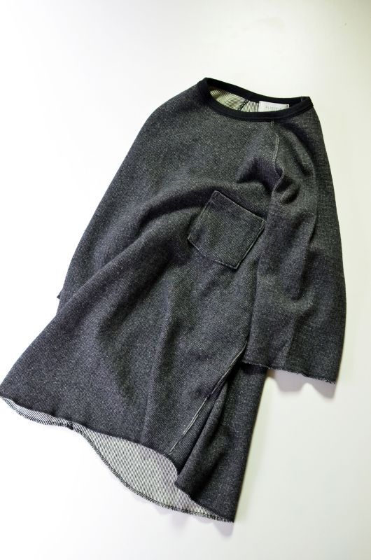 FLISTFIA (フリストフィア) Indigo 1/2 Double face T [Black Indigo] が入荷しました