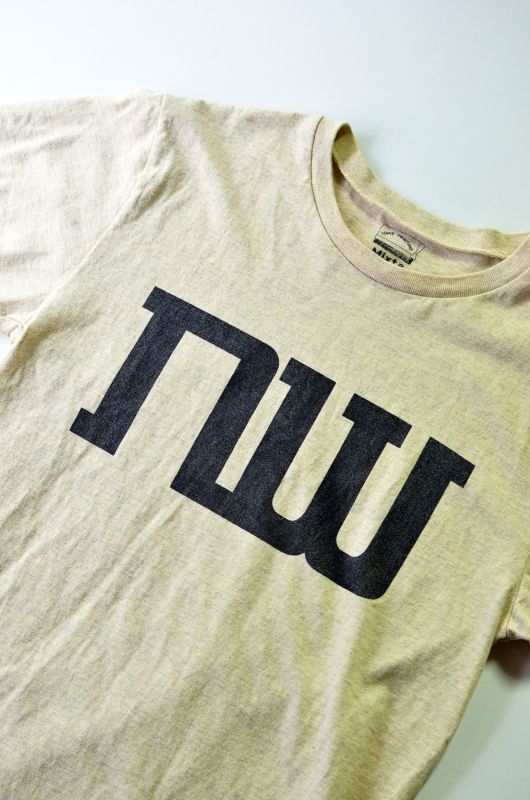 MIXTA (ミクスタ) Mens Basic Crew Print -NW- [OATMEAL] が入荷しました