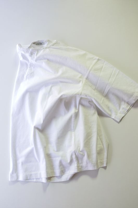 DANA LEE (ダナ・リー) Twill-Sleeved Henley [Scoured White] が入荷しました