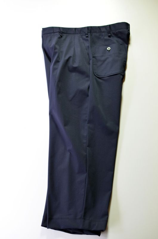CURLY (カーリー) ADVANCE WIDE TROUSERS [NAVY] が入荷しました
