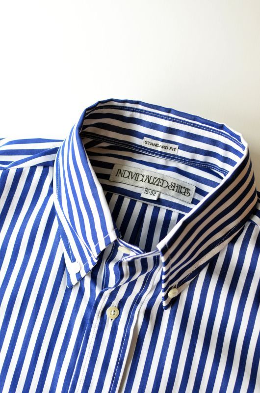 INDIVIDUALIZED SHIRTS (インディビジュアライズドシャツ) Regatta Stripe -BLUE- [Standard Fit] が入荷しました