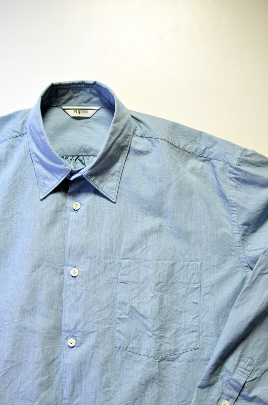 FUJITO (フジト) Big Silhouette Shirt [Light Indigo] が入荷しました