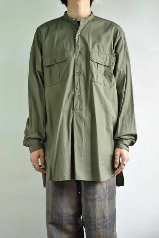 COMOLI (コモリ) OD プルオーバーシャツ [OLIVE] が入荷しました