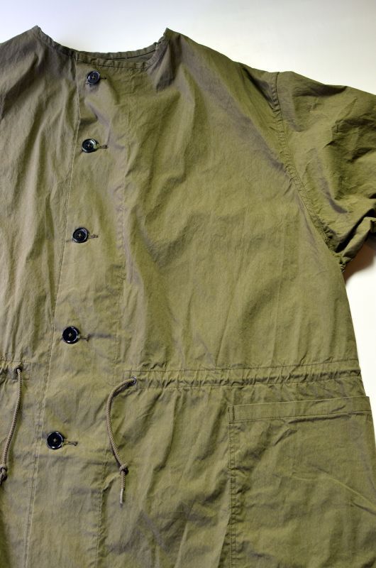 orslow (オアスロウ) NO COLLAR COAT [ARMY GREEN] が入荷しました