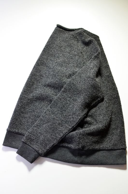 blurhms (ブラームス) Tweed Fleece Bottle-Neck [H.Charcoal] が入荷しました - MEETS