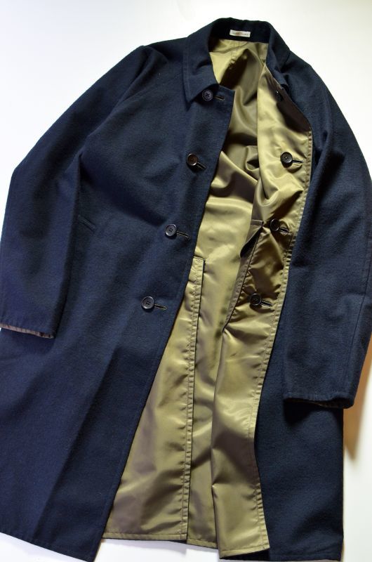 YOTA TOKI (ヨータトキ) REVERSIBLE BAL COLLAR COAT [NAVY/DARK BROWN] が入荷しました