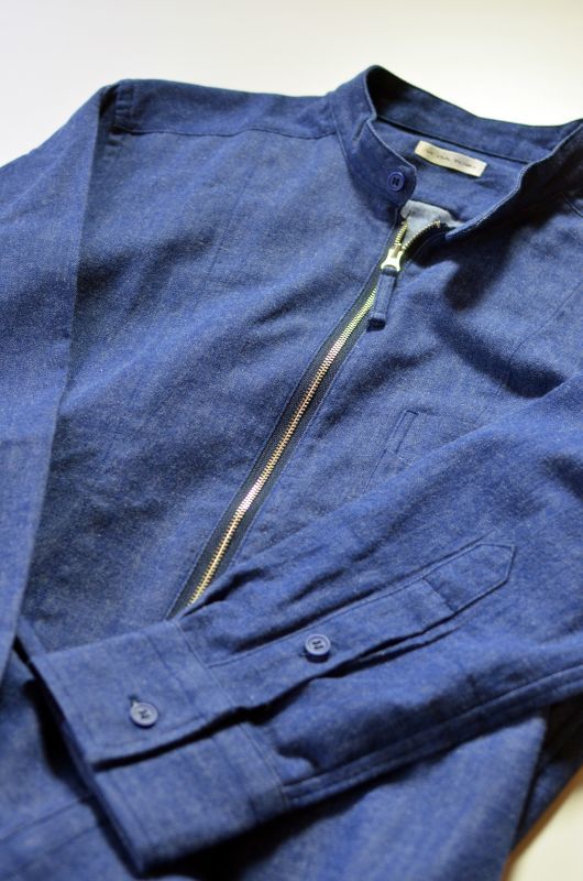 YOTA TOKI (ヨータトキ) CLASSIC HALF ZIP SHIRT [6oz DENIM/Indigo] が入荷しました