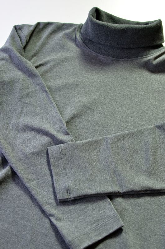 YOTA TOKI (ヨータトキ) TURTLE NECK BASQUE SHIRT [BASQUE JERSEY/GRAY] が入荷しました