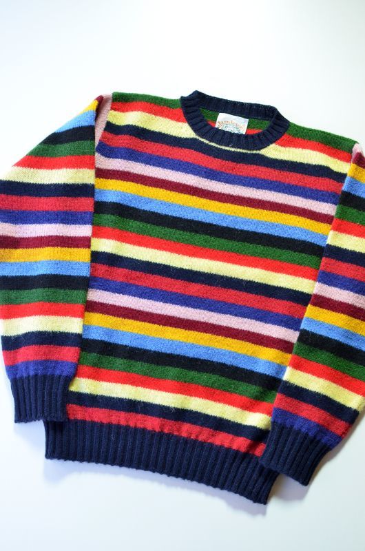Jamieson's (ジャミーソンズ) Multi Border Knit が入荷しました