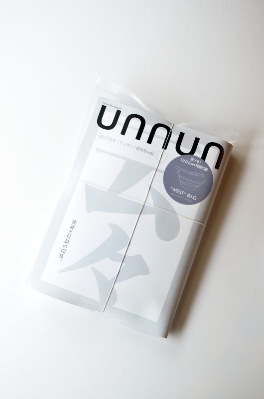 unnun (云々) "WEST" BAG が入荷しました