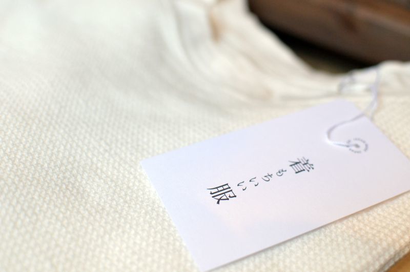 着もちいい服 F/W FACE L/S THERMAL T-SHIRT [OFF WHITE] が入荷しました