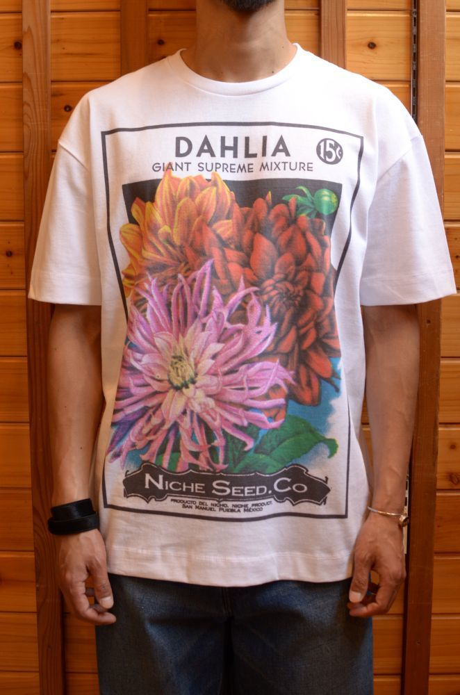Niche (ニッチ) Flower Seeds Tee [DAHLIA] が入荷しました。
