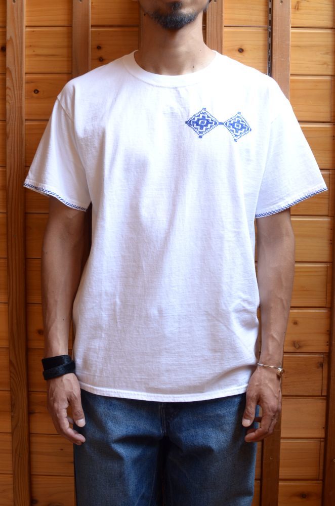 oaxaca (オアハカ) Cross Stitch Tee〔WHITE〕が入荷しました。