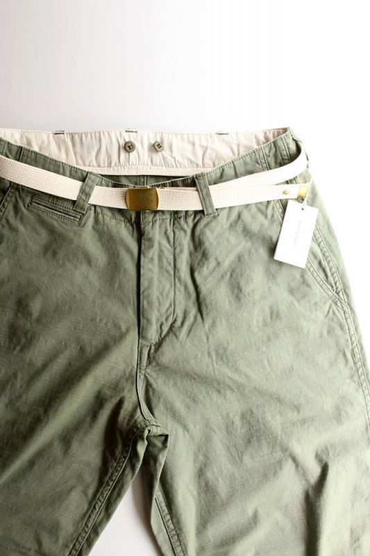 MASTER & Co. (マスターアンドコー) CHINO PANTS with BELT [OLIVE] が入荷しました。