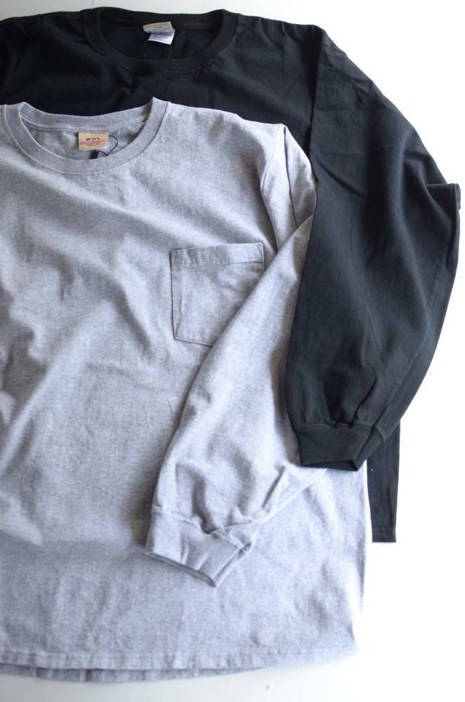 GOODWEAR(グッドウェア） L/S CREW NECK POCKET TEE〔2-colors〕が入荷しました。