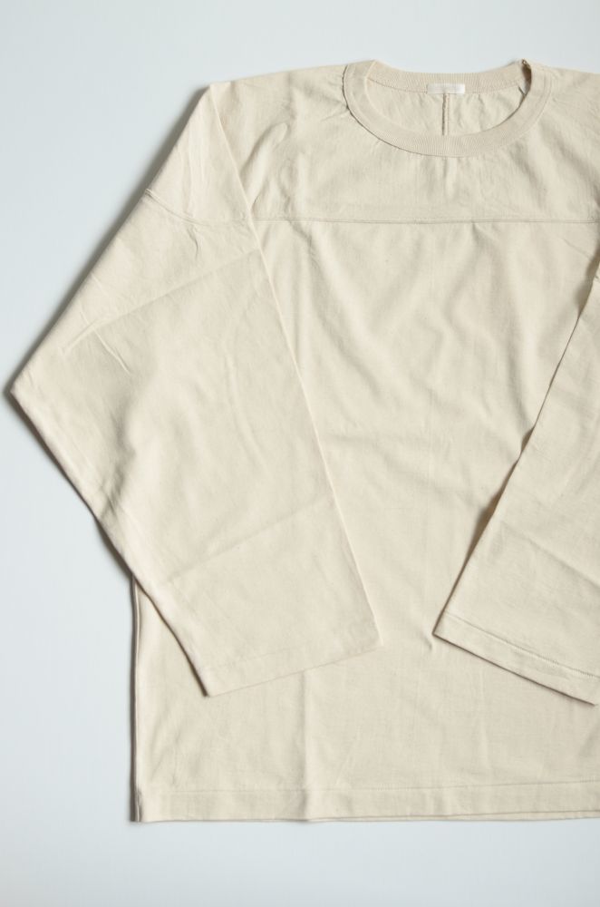 COMOLI (コモリ) フットボール Tシャツ [ECRU]が入荷しました。