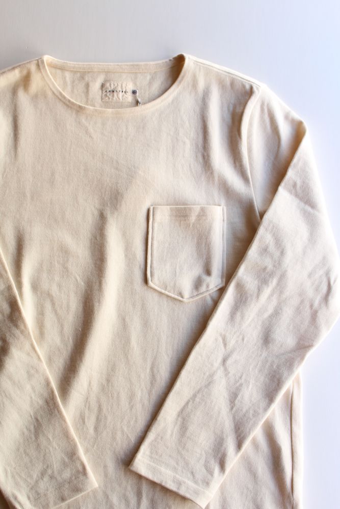 CURLY (カーリー) BRIGHT LS TEE [Ecru] が入荷しました。