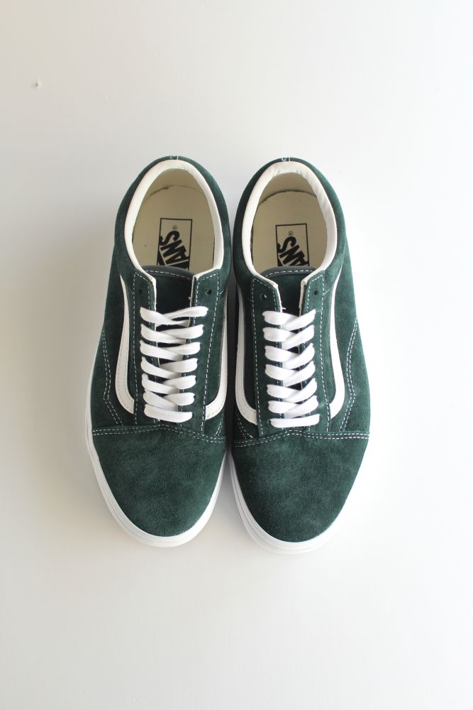 VANS(ヴァンズ) Old School Pig Suede〔Darkest Spruc〕 が入荷しました。