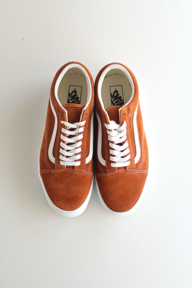 VANS(ヴァンズ) Old School Pig Suede〔Leather Brown〕が入荷しました。