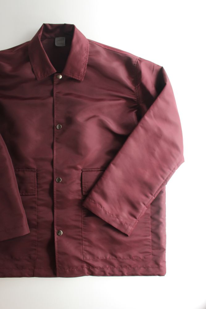 GREI. (グレイ) Coach Jacket 〔BURUNDY〕 が入荷しました。