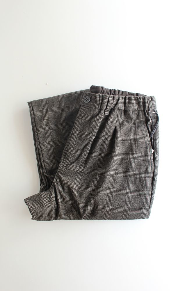CURLY (カーリー) CRUST CH EZ TROUSERS [GLEN CHECK] が入荷しました。