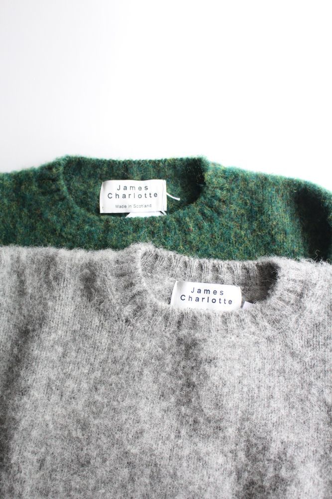 James Charlotte(ジェームスシャルロット)SHAGGY DOG CREW SWEATER(2-colors) が入荷しました。