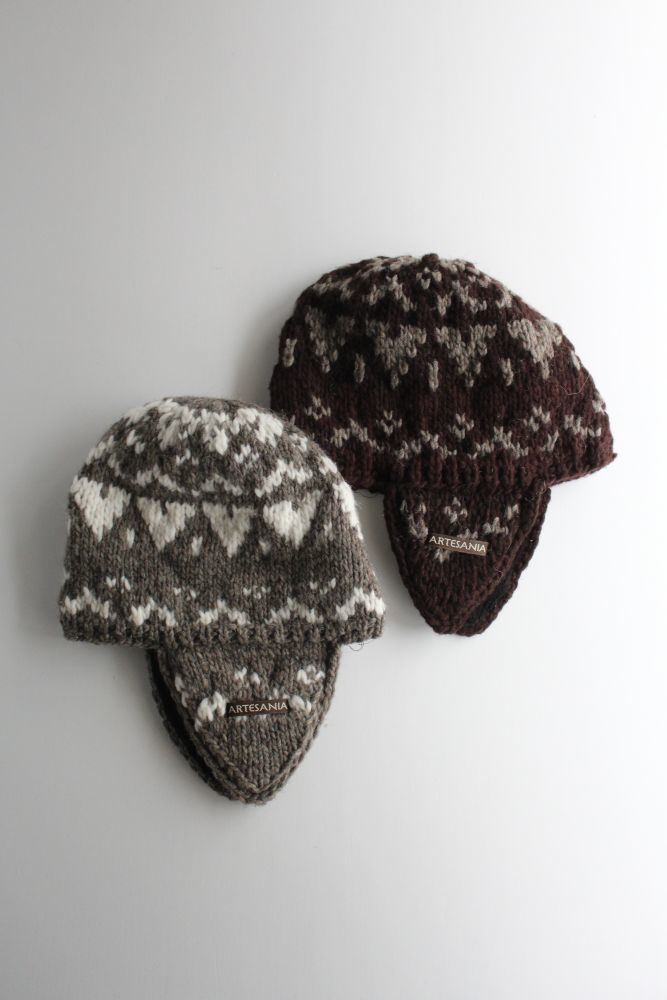 ARTESANIA (アルテサニア) EAR FLAP HAT〔2-colors〕が入荷しました。