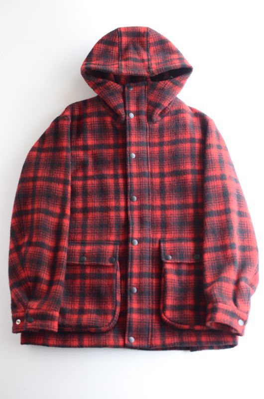 J.PRESS(ジェイ・プレス) WOOL RICH MOUNTAINE PARKA 〔RED/BLK CHECK〕 が入荷しました。