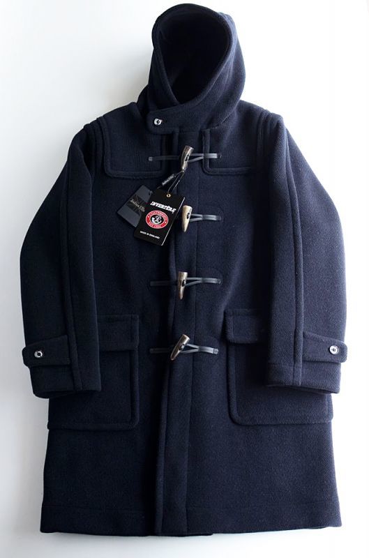 INVERTERE(インバーティア) NEWTON ABBOT LONG DUFFLE COAT [NAVY] が入荷しました。