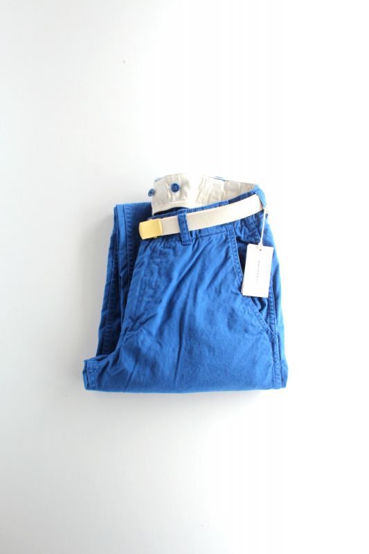 MASTER & Co. (マスターアンドコー) CHINO PANTS with BELT [BLUE] が入荷しました。