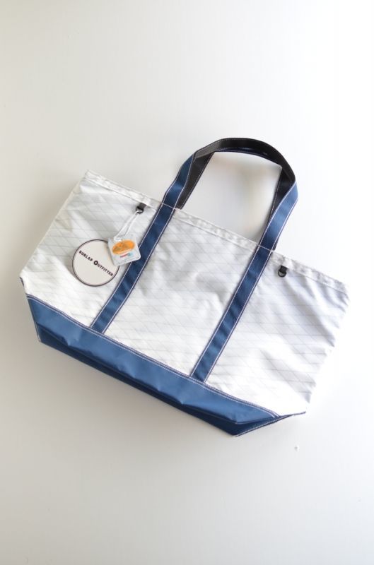 BURLAP OUTFITTER (バーラップアウトフィッター) TOTE BAG 〔WHITE/DEEP BLUE〕 が入荷しました。