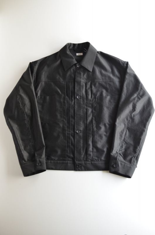 blurhms (ブラームス) Light Reversed Satin Short Jacket [BLACK]が入荷しました。