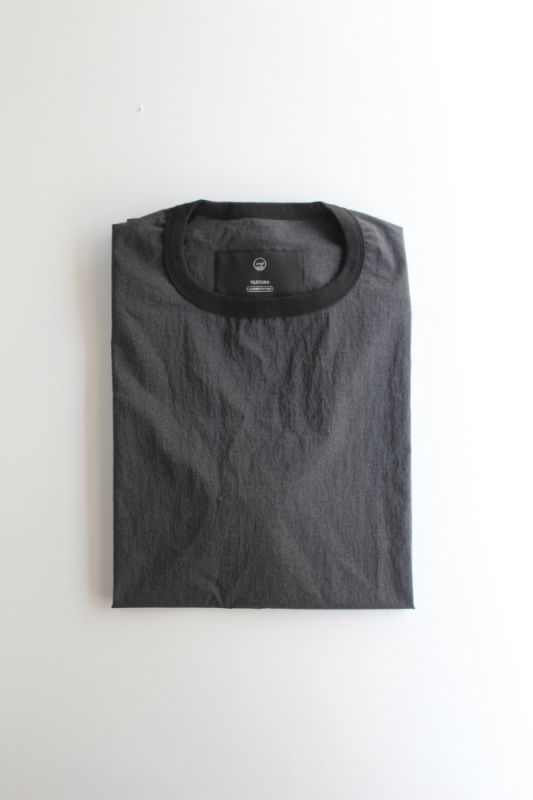 TEÄTORA (テアトラ) CARTRIDGE TEE -packable horizon- [BLACK] が入荷しました。