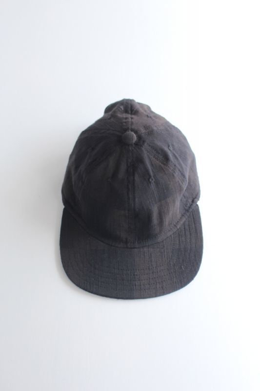 SOWBOW(ソウボウ) 久留米絣 6PANEL CAP 〔INK BLACK〕が入荷しました。