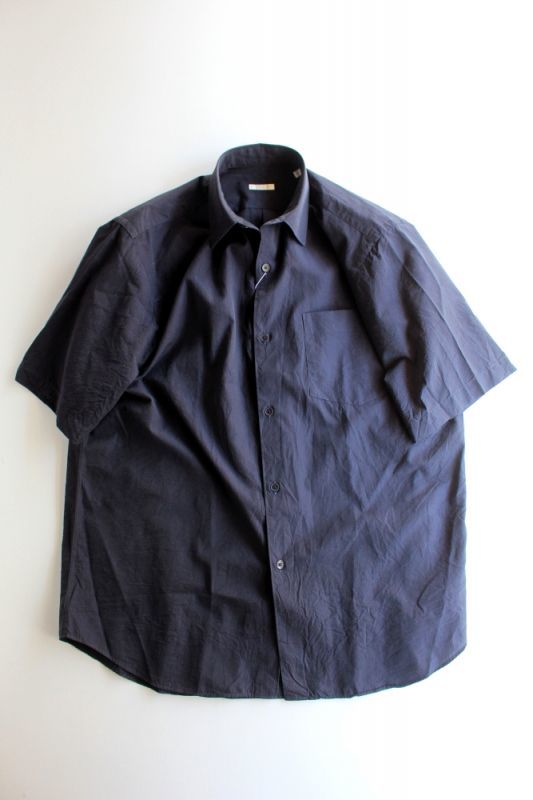 COMOLI (コモリ) コモリ ショートスリーブシャツ [NAVY] が入荷しました。 - MEETS