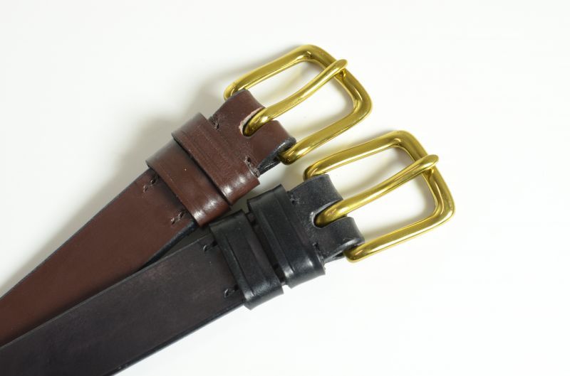 JABEZ CLIFF (ジャベツ・クリフ) SADDLE LEATHER BELT [2-colors]
