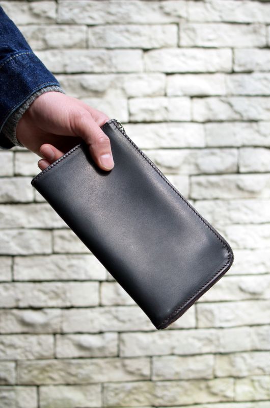 ARTS&CRAFTS (アーツアンドクラフツ) ELBAMATT L-ZIP PURSE [BLACK]
