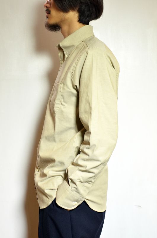 Individualized Shirts インディビジュアライズドシャツ Herritage Chambray Beige Standard Fit