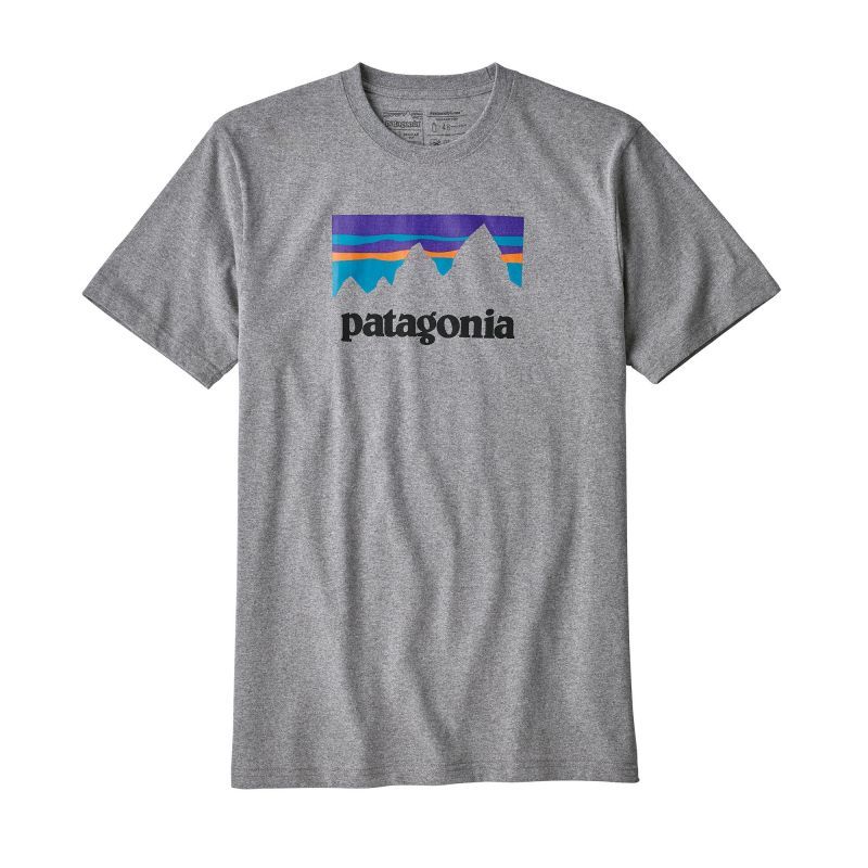 patagonia Tシャツ ショップ・ステッカー　ブラック S パタゴニアメンズ