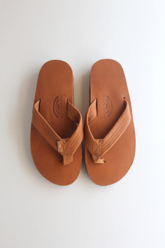 classic rainbow flip flops