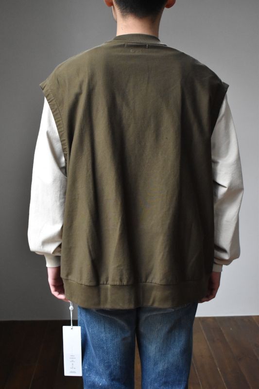 人気新品入荷 blurhms【Suvin Ripple Vest】 トップス