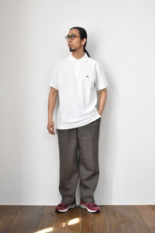 SCYE BASICS (サイベーシックス) Cotton Pique Polo Shirt [2-colors]